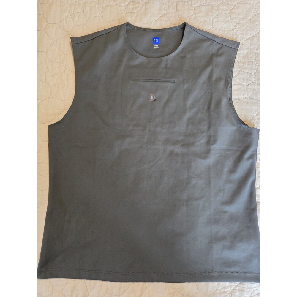 Authentic Yeezy Gap Balenciaga Second Skin Sleeveless Tank Top Shirt Grey XL New